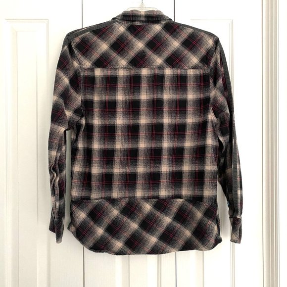 Vintage Darring USA Men's Flannel Plaid Button Down Shirt Size L 100% Cotton - Picture 7 of 10